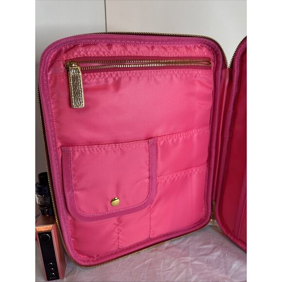 Lilly Pulitzer Laptop iPad Business School Tech Case Sleeve 9" x 12" Pink Floral - Picture 3 of 8